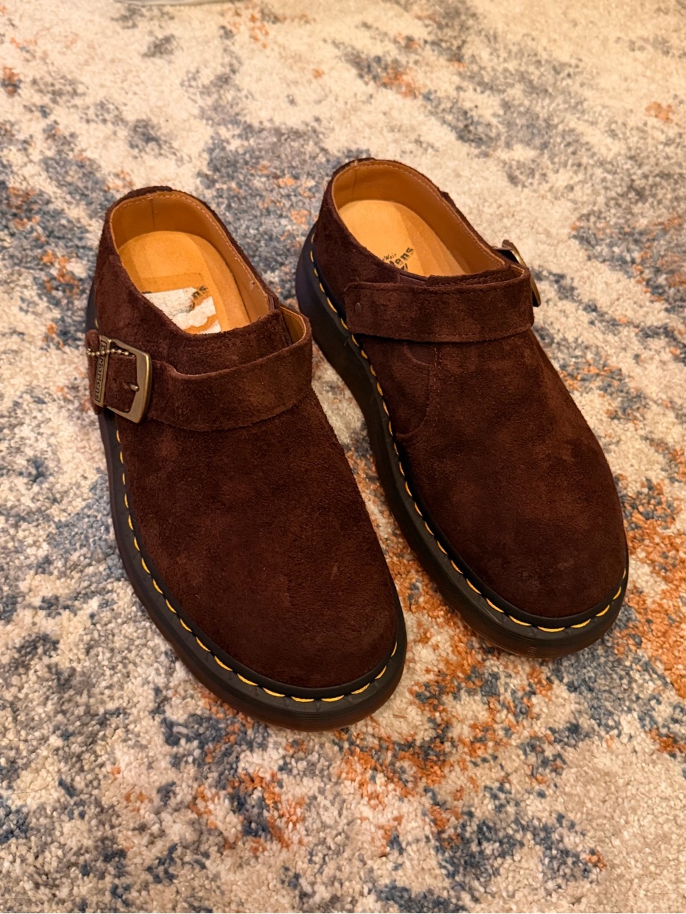 Dr. Martens Isham Desert Oasis Suede Mules - Picture 2 of 6